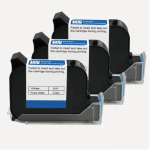 Cartuchos de tinta para codificadora inkjet utilizados para imprimir fechas, lotes y códigos en envases