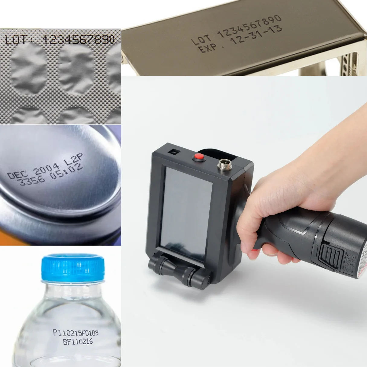 Codificadora o fechadora inkjet portátil para marcaje de productos y empaques