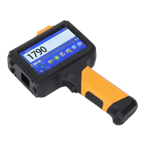 Codificadora inkjet portátil amarilla para impresión de fechas y lotes