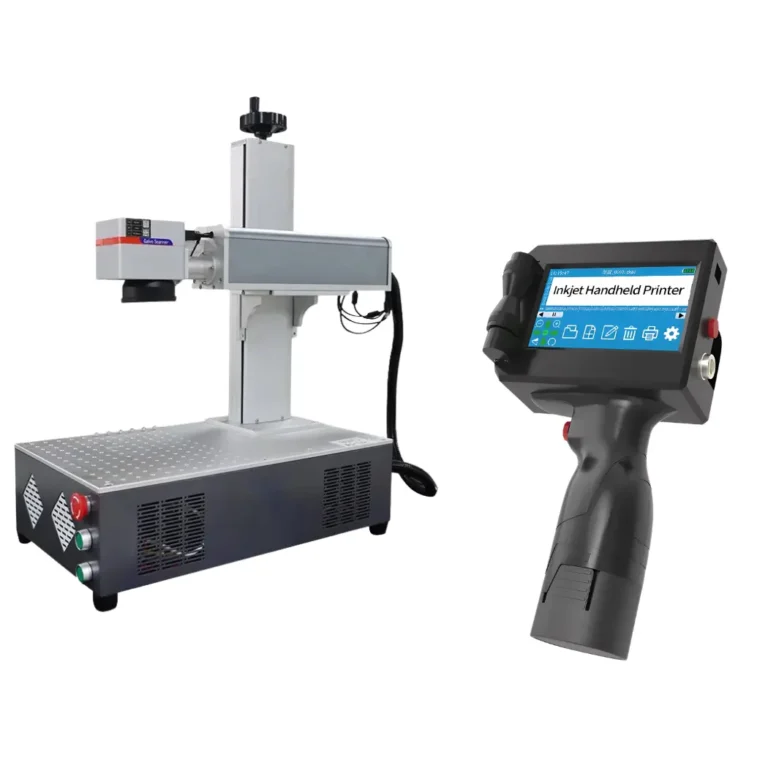 Comparación entre codificadora inkjet portátil y codificadora láser industrial