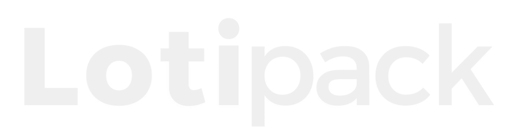 Logo Lotipack en color blanco